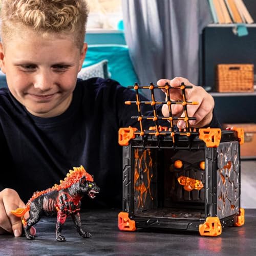 Detalle de Schleich 42674 BattleCave Hiena de Lava — 27 piezas