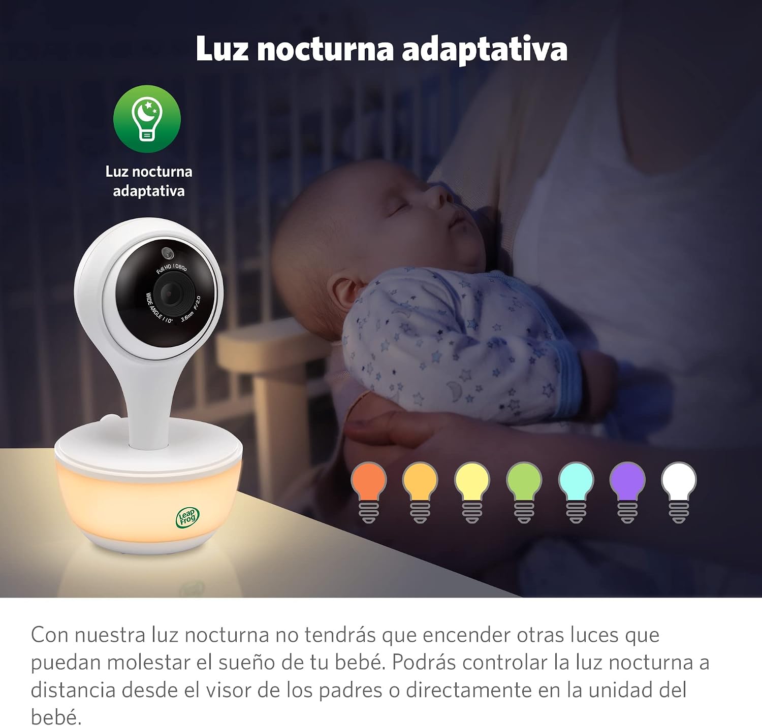 Detalle de LeapFrog LF815HD monitor bebé 5"