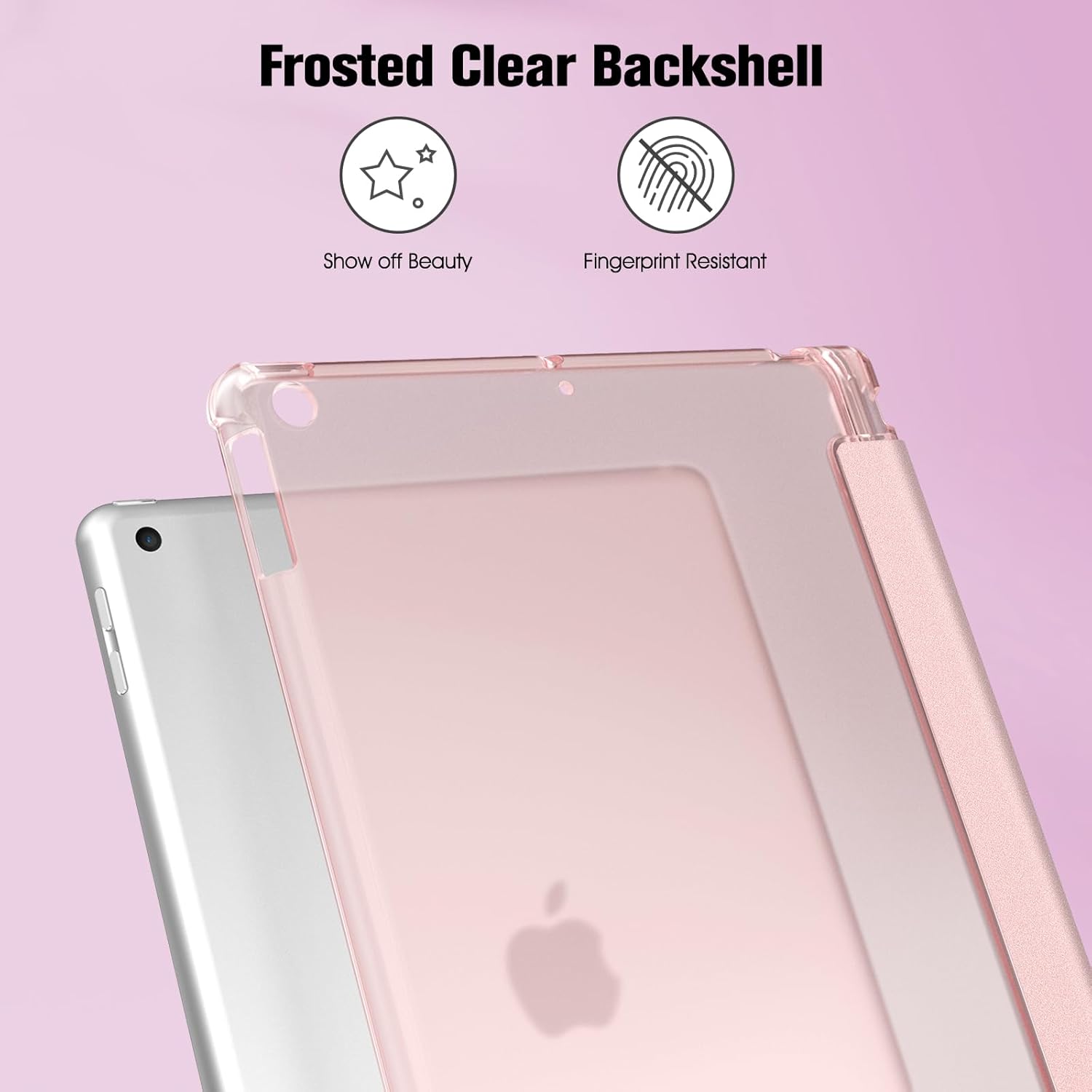 Thumbnail 4 de FINTIE Schutzhülle für iPad (9./8./7. Generation, 10,2 Zoll) mit Stifthalter & Auto Schlaf/Wach – Roségold