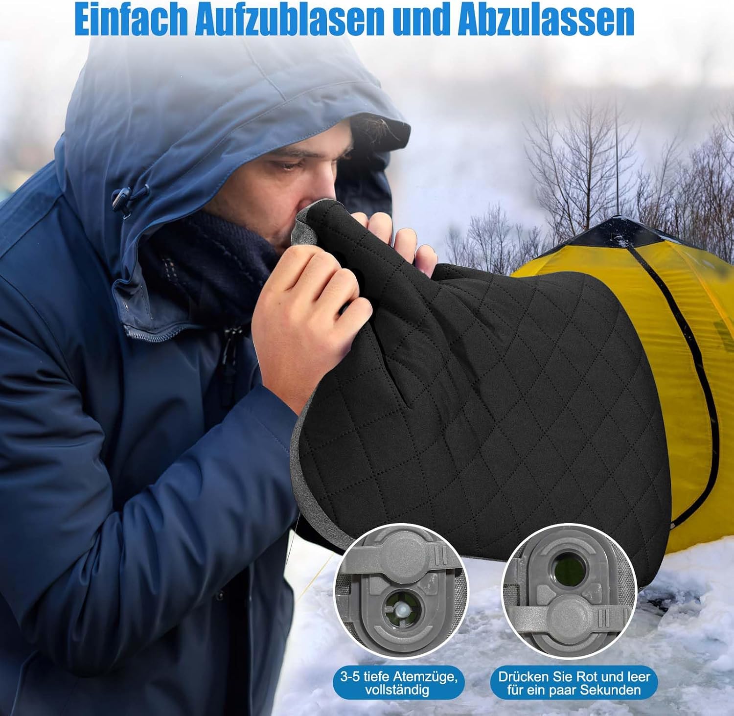 Thumbnail 4 de Tavaler Ultralight Aufblasbares Kissen 200 g 🏕