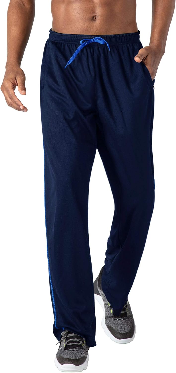 Detalle de KEFITEVD Pantaloni Sportivi da Uomo: Pantaloni Lunghi in Poliestere con Asciugatura Rapida