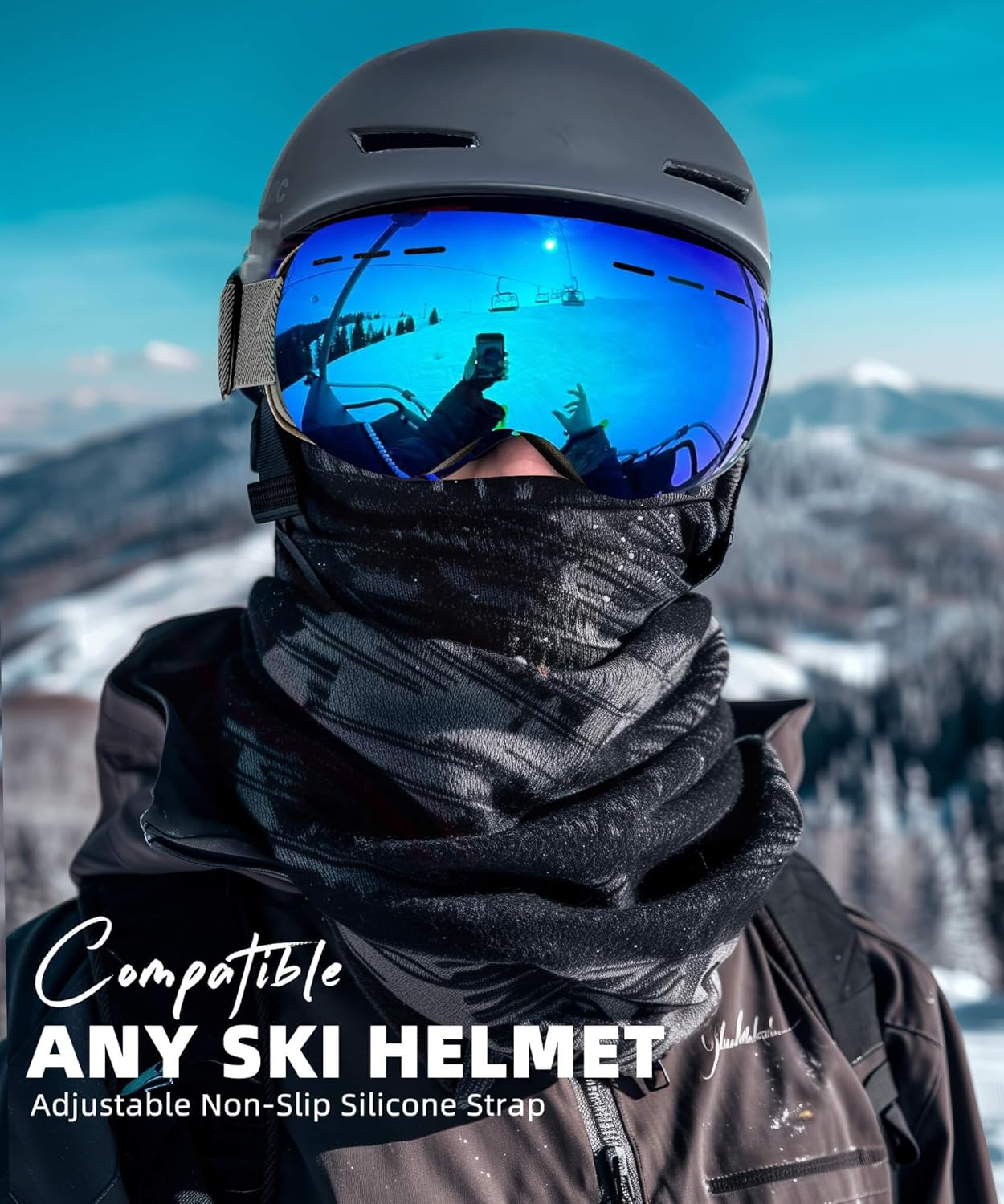Thumbnail 5 de QALLY Ski Goggles 100% UV Anti-Fog