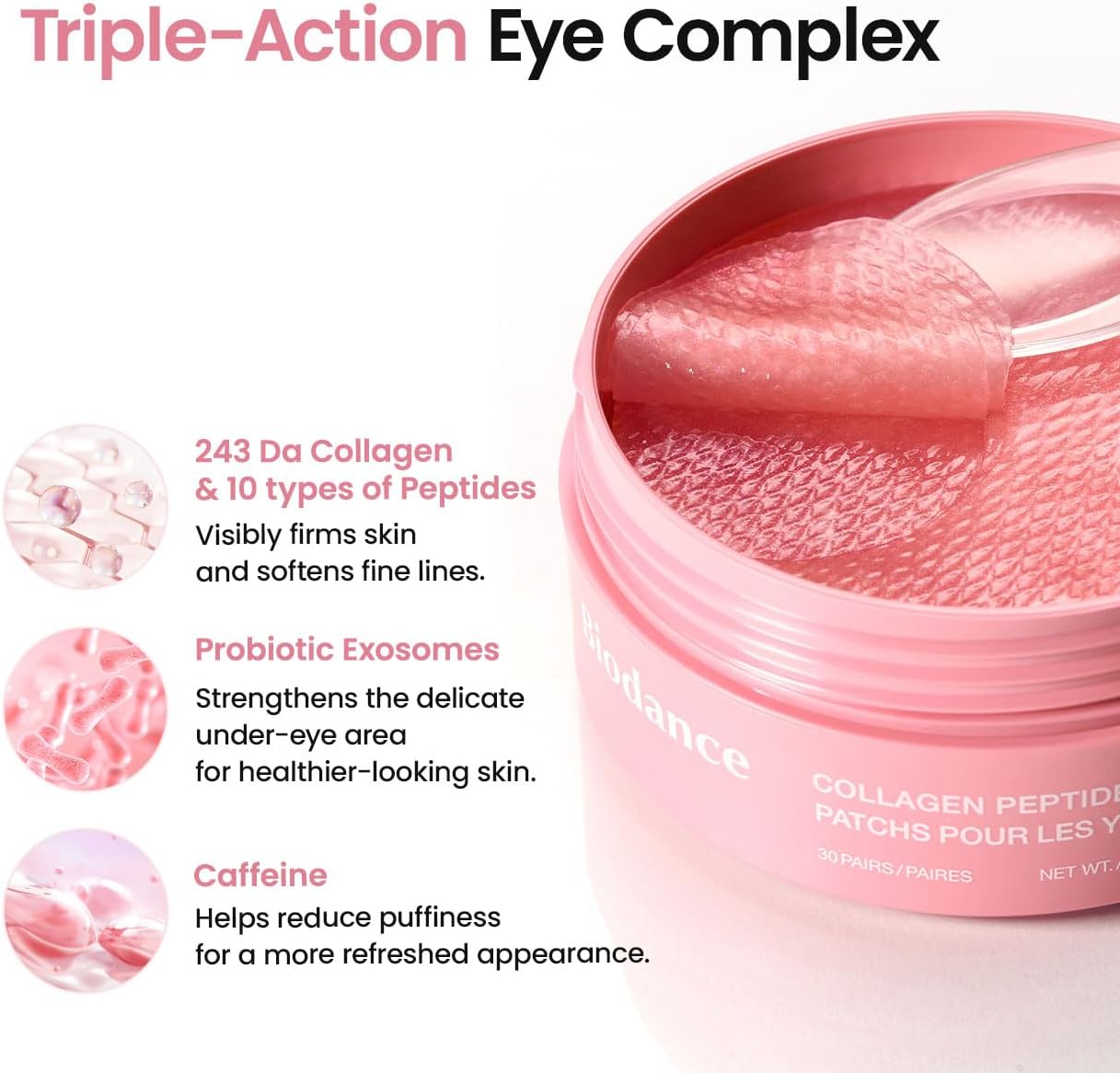 Thumbnail 5 de BIODANCE Collagen Peptide Eye Patches – Patchs contour des yeux anti-rides (60 unités)