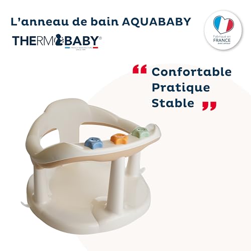 Detalle 2 de Thermobaby Anneau de bain Aquababy — siège ergonomique pour bébé 7–16 mois, facile et stable