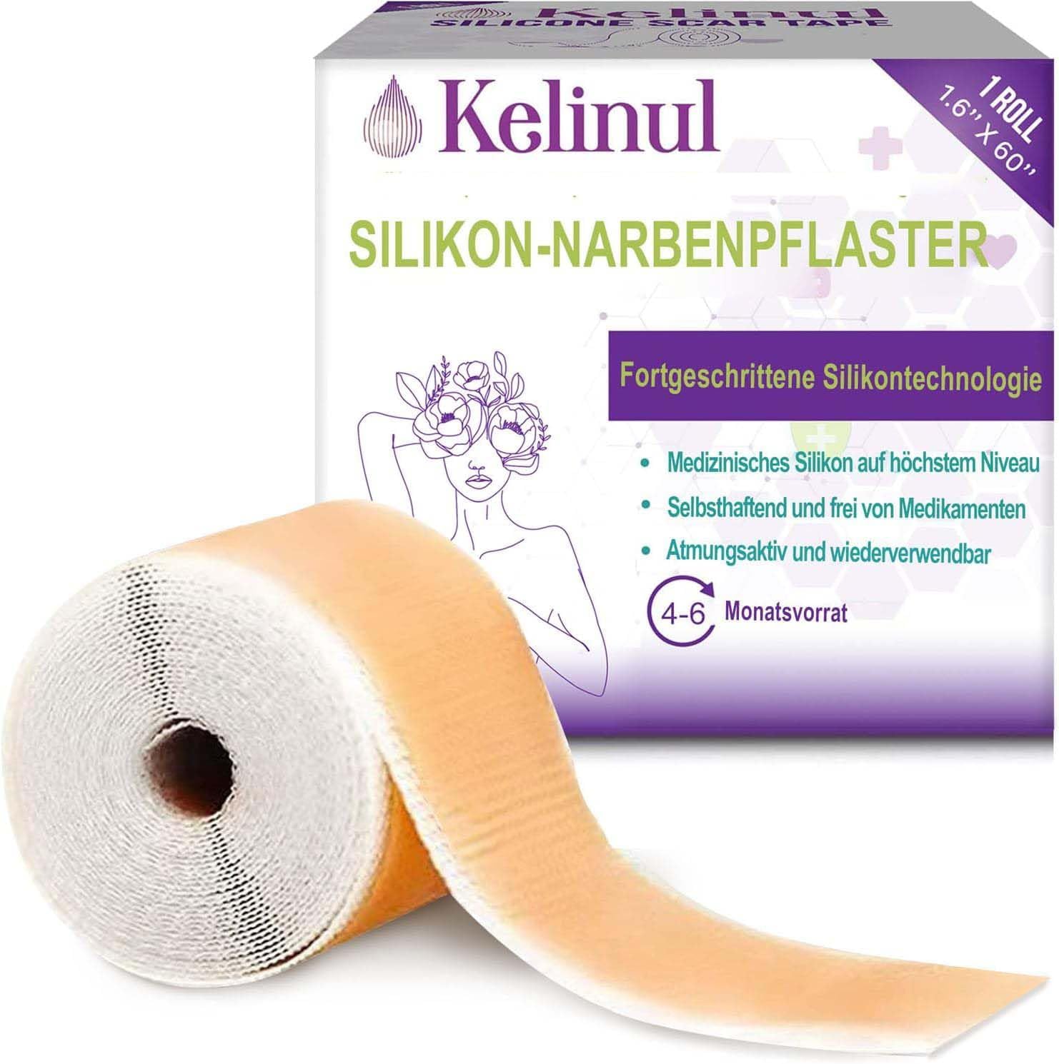 1.5M Fogli di silicone cicatrici – fornitura di 6 mesi, riutilizzabili e delicati sulla pelle