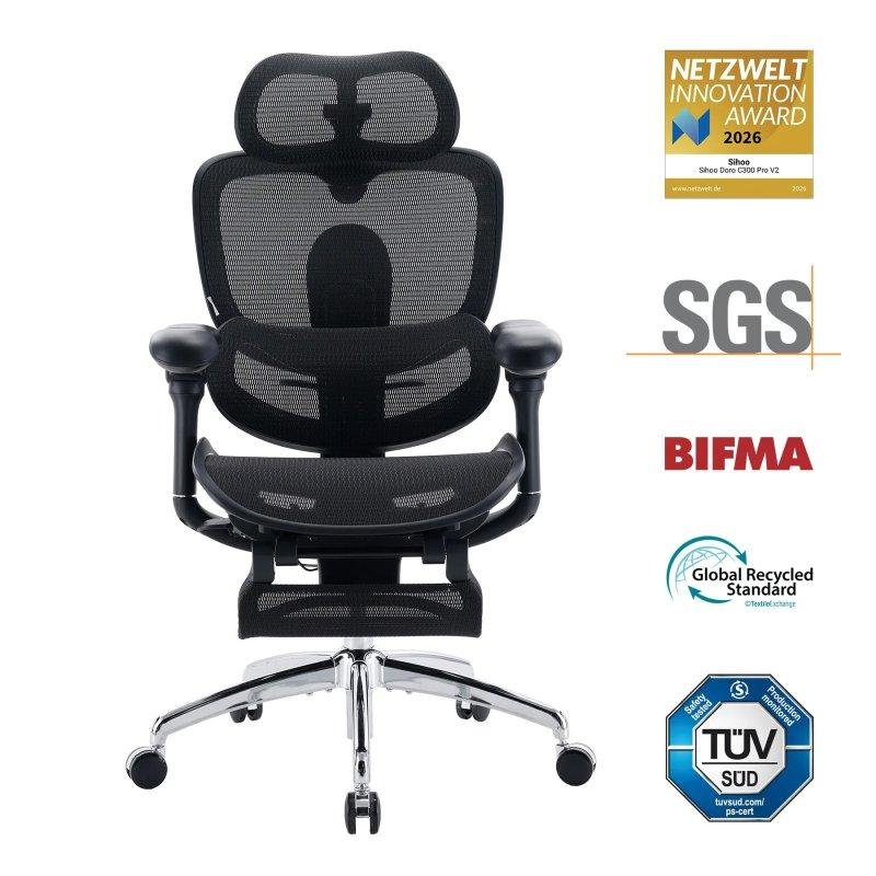 Thumbnail 3 de Sihoo C300 Pro V2, silla ergonómica con soporte lumbar autoajustable