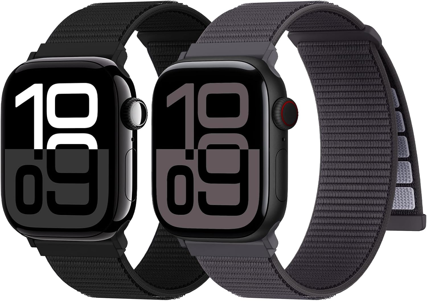 Detalle de Yoohoo 2-Pack Nylon Sport Loop for Apple Watch (38–49mm)