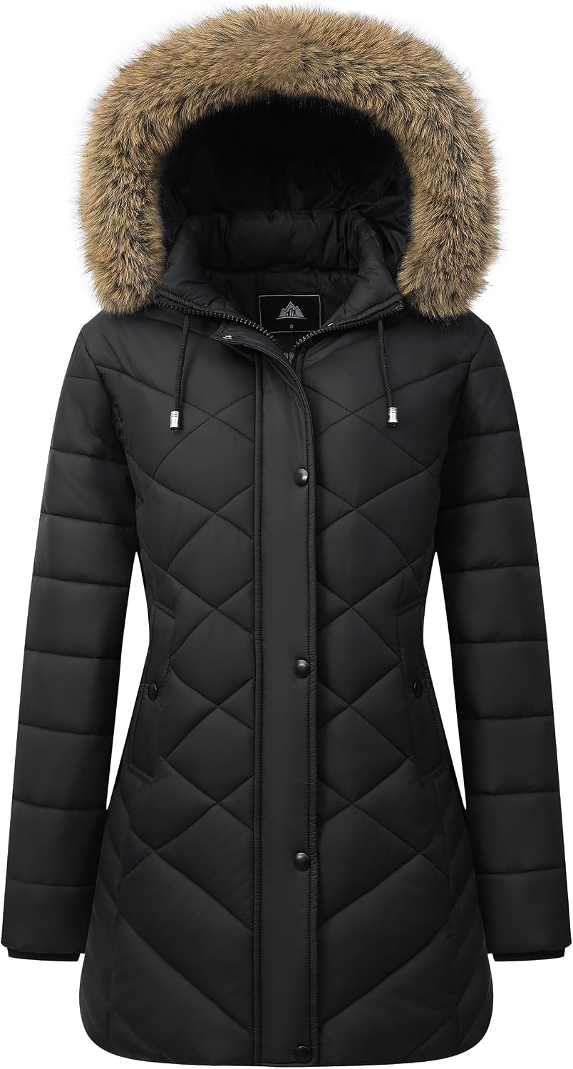 Detalle de Long Warm Winter Coat