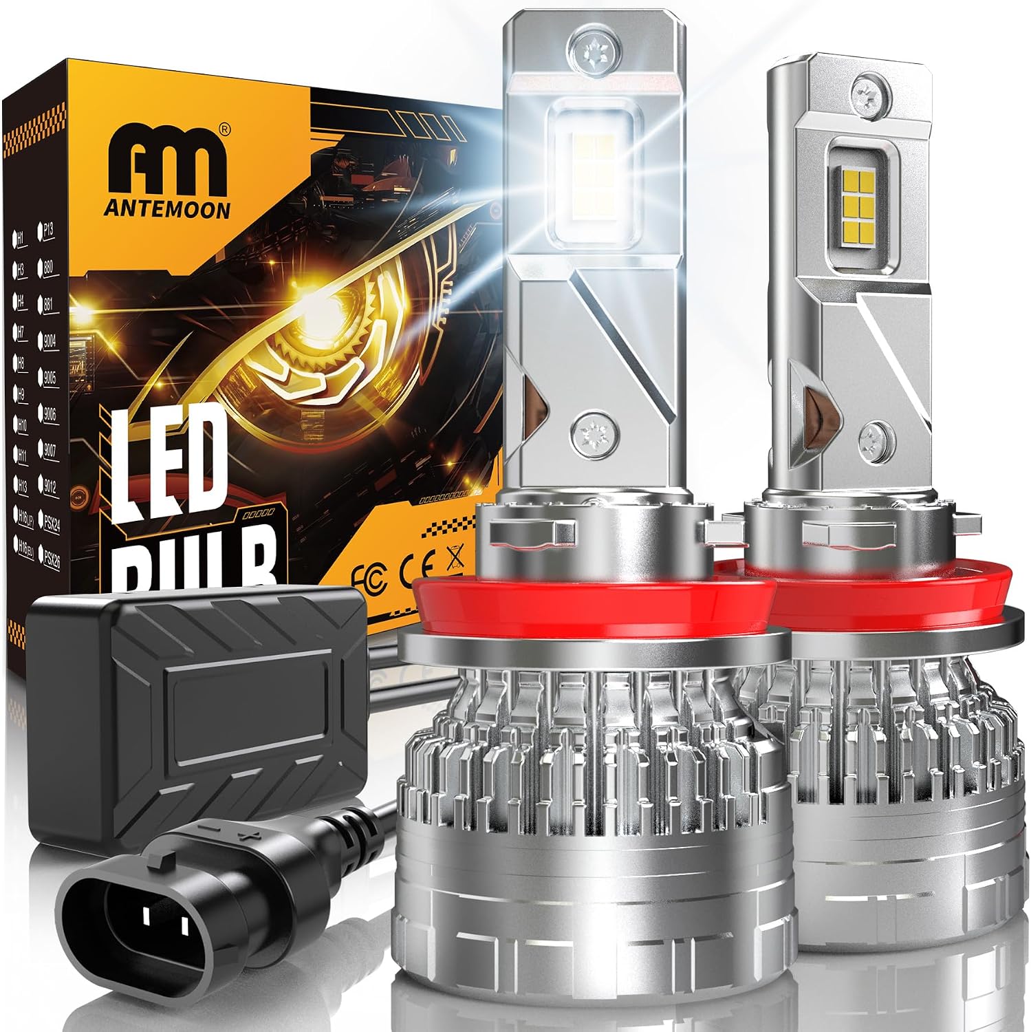 Detalle de ANTEMOON H11 30000LM 110W Bombillas LED para coche