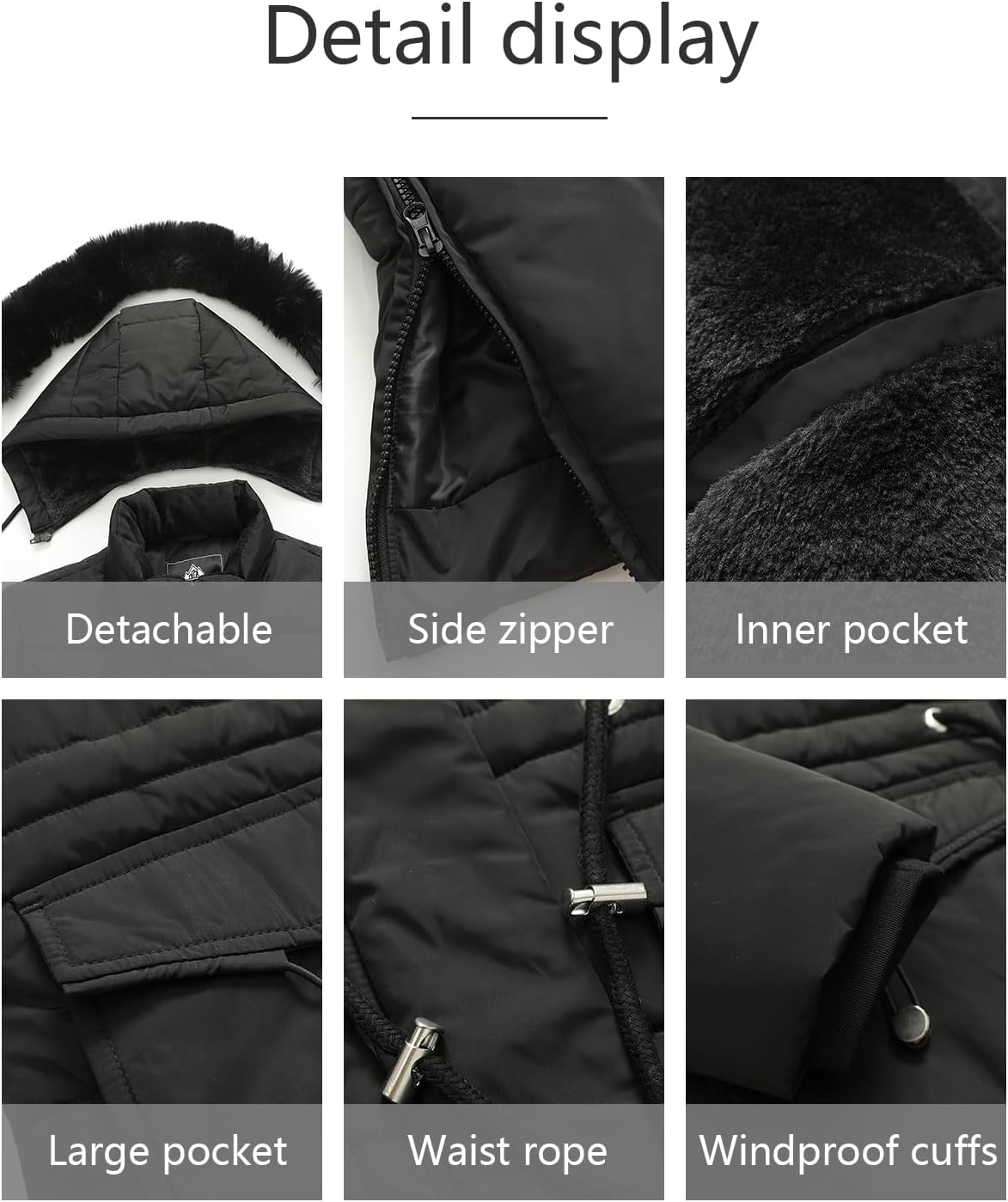 Thumbnail 4 de MOERDENG Women's Long Winter Puffer Coat