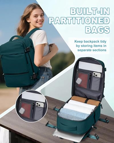 Detalle de SZLX Mochila de Cabina 40x30x20 para Mujer – Compatibilidad Ryanair/Wizz Air y más