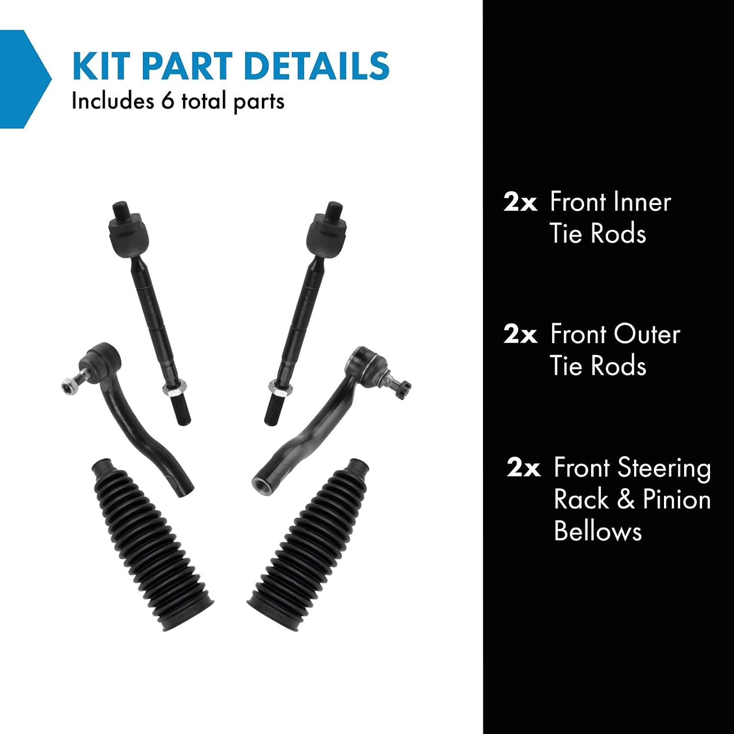 Detalle 2 de TRQ Front Steering Kit