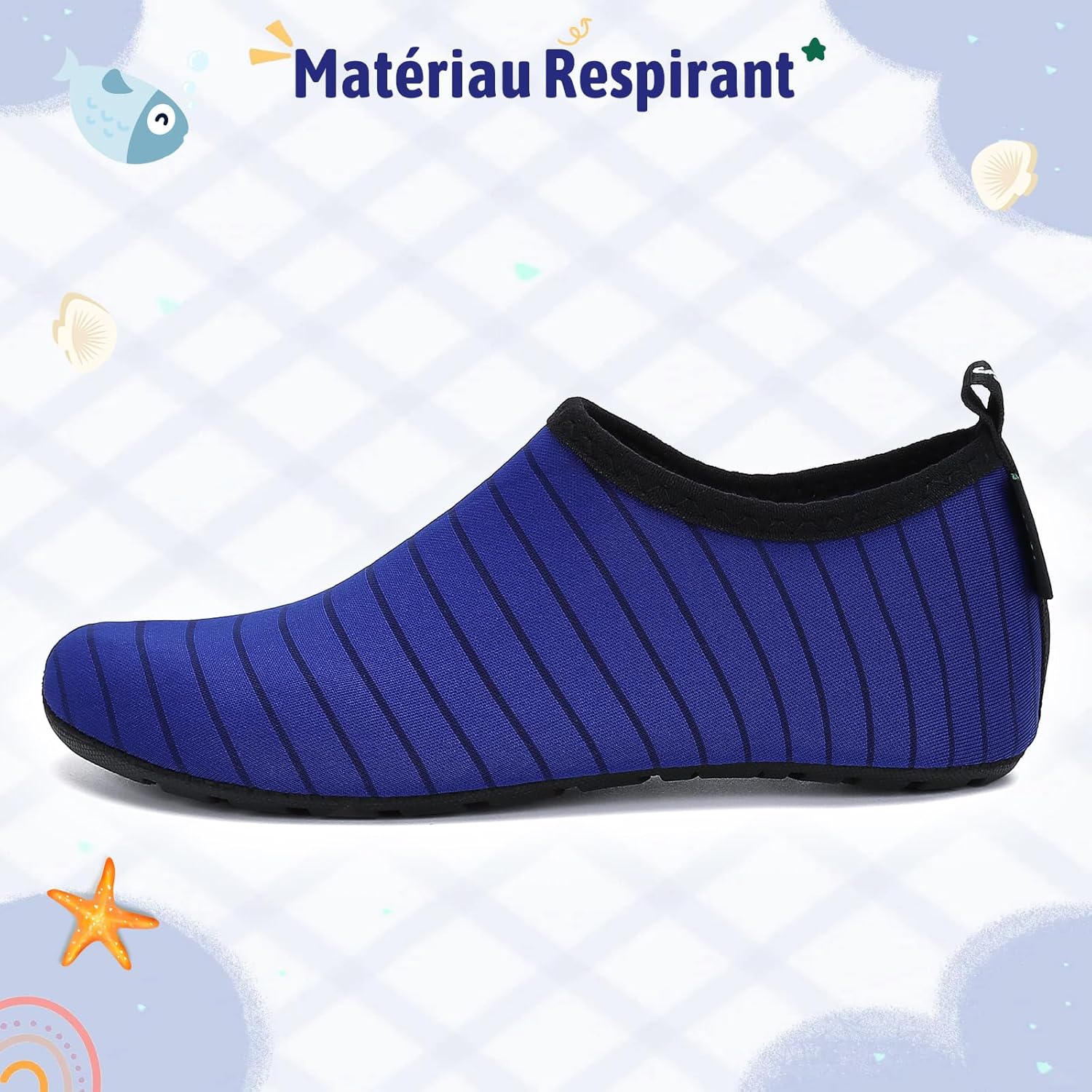 Thumbnail 6 de SAGUARO Chaussures Aquatiques Enfant – Chaussons de Plongée Respirants et Légers pour Plage, Piscine et Sports Nautiques