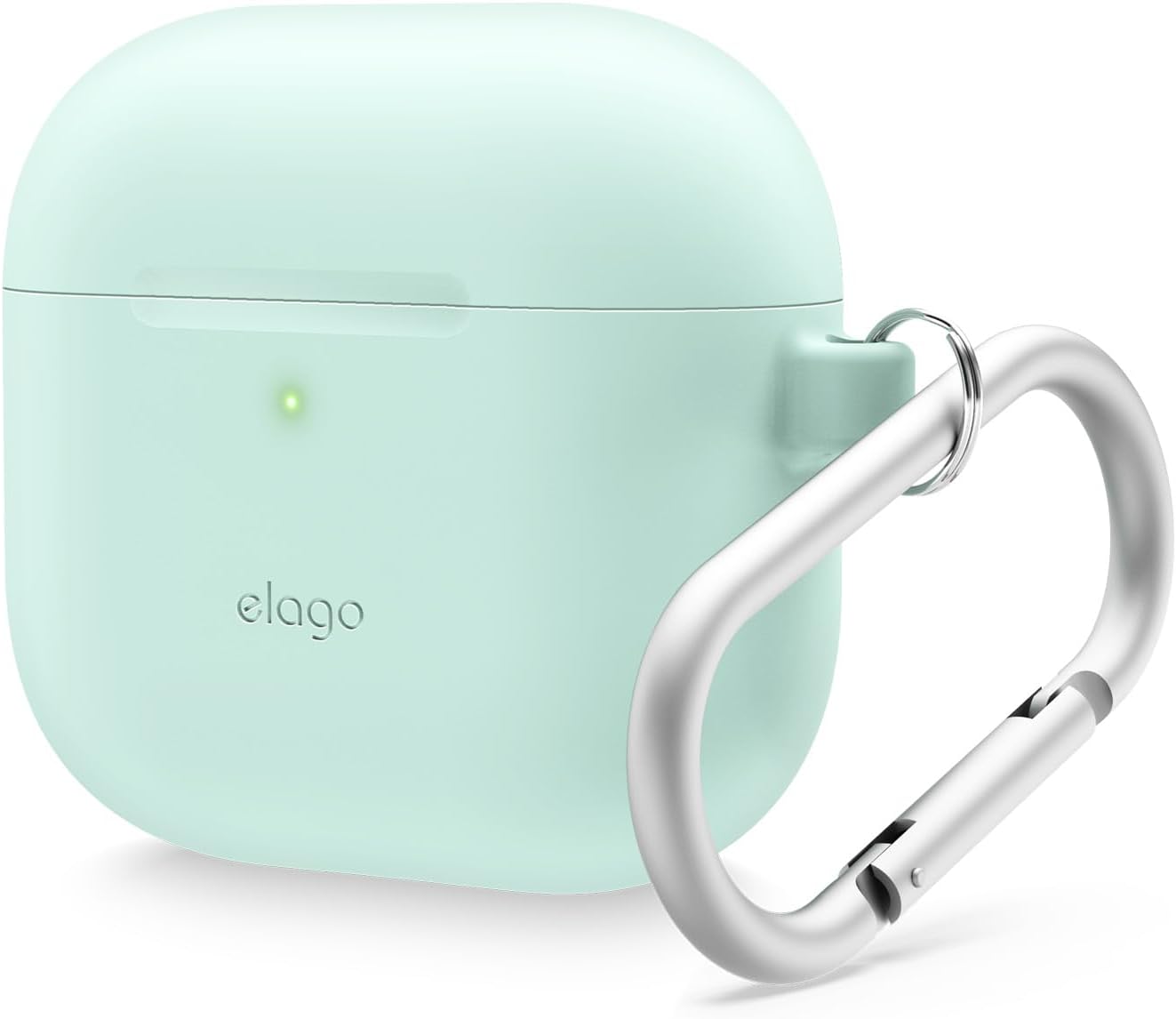 Detalle de elago EAP4SC-HANG-MT Silicone Case for AirPods 4 & 5, Mint