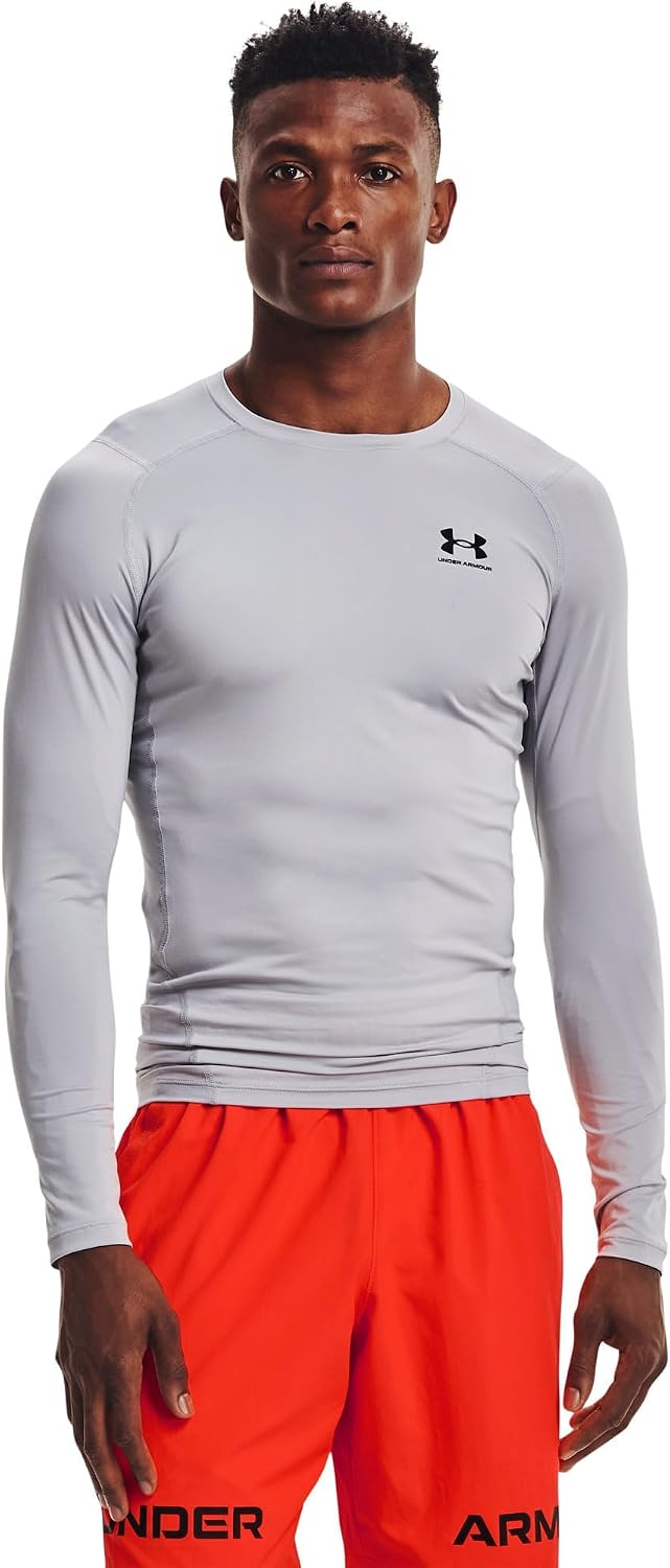 Detalle de Under Armour Hg Armour Comp LS: Maglietta a maniche lunghe in HeatGear per allenamento