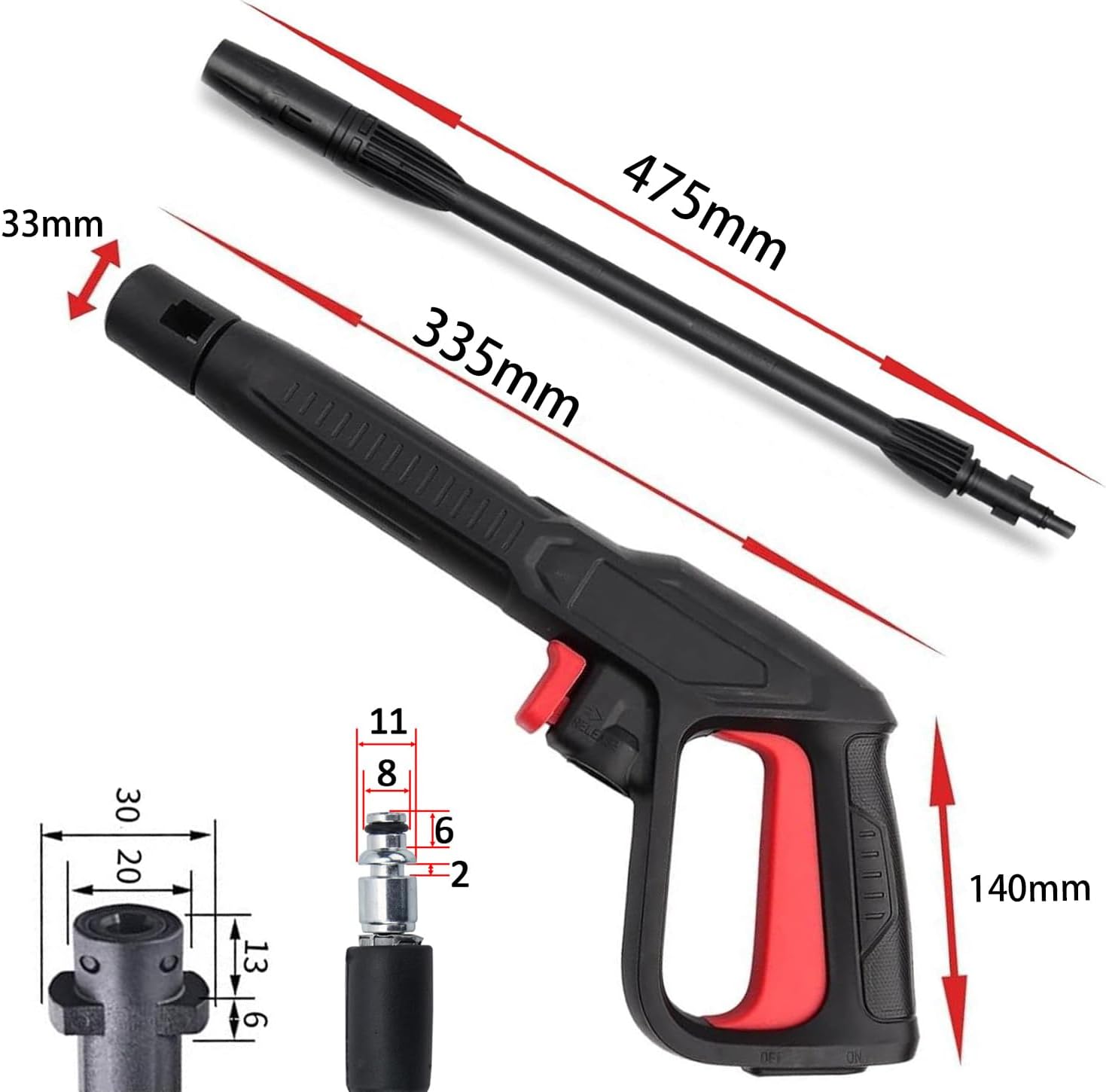 Thumbnail 2 de 2350 PSI High Pressure Washer Trigger Spray Gun