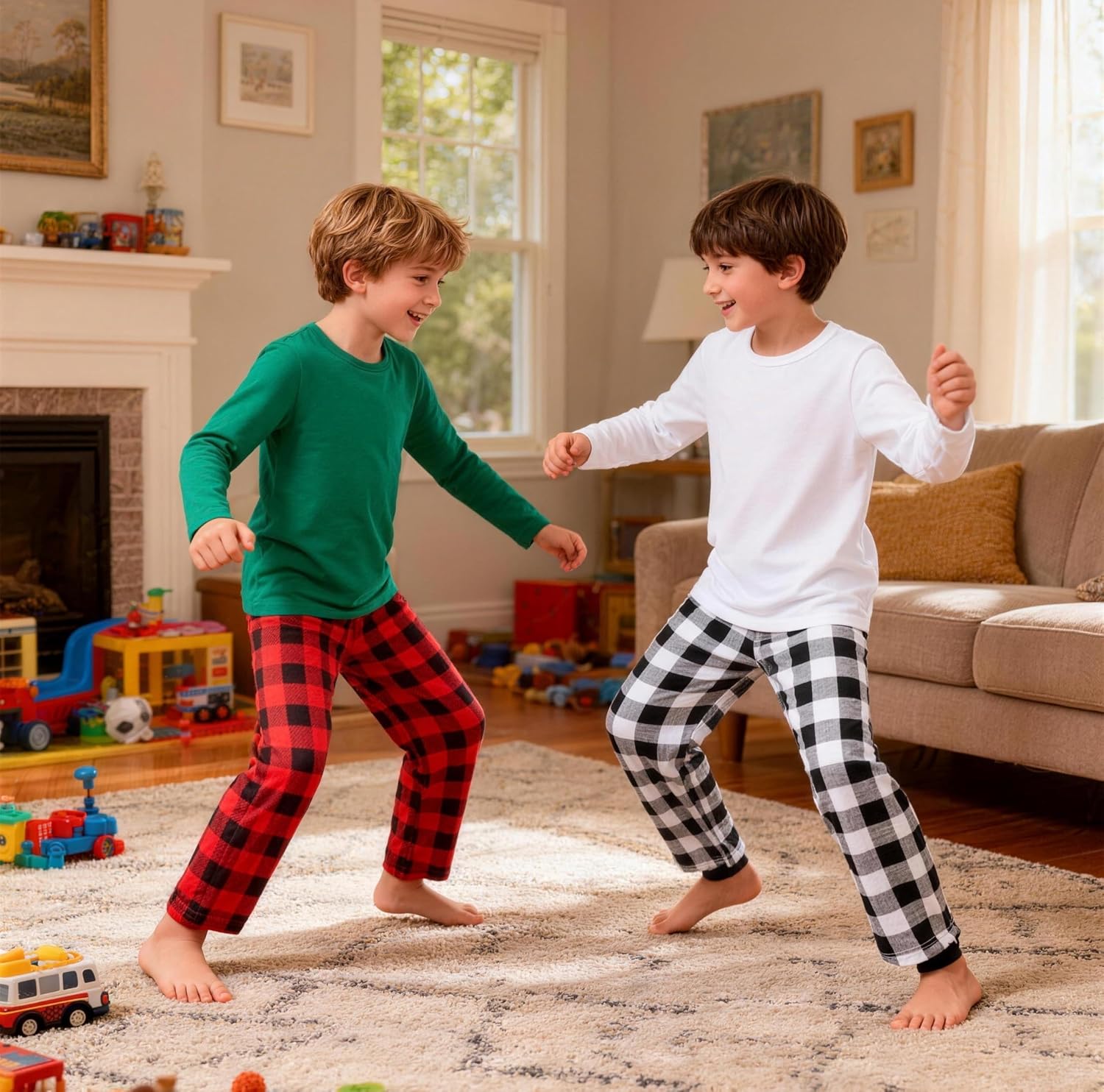 Thumbnail 3 de LOLPIP Jungen Pyjamas 4-teiliges Set 3–11 Jahre