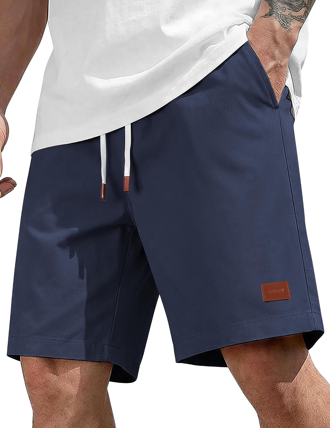 Detalle de COOFANDY Men's Chino Shorts, 9-Inch