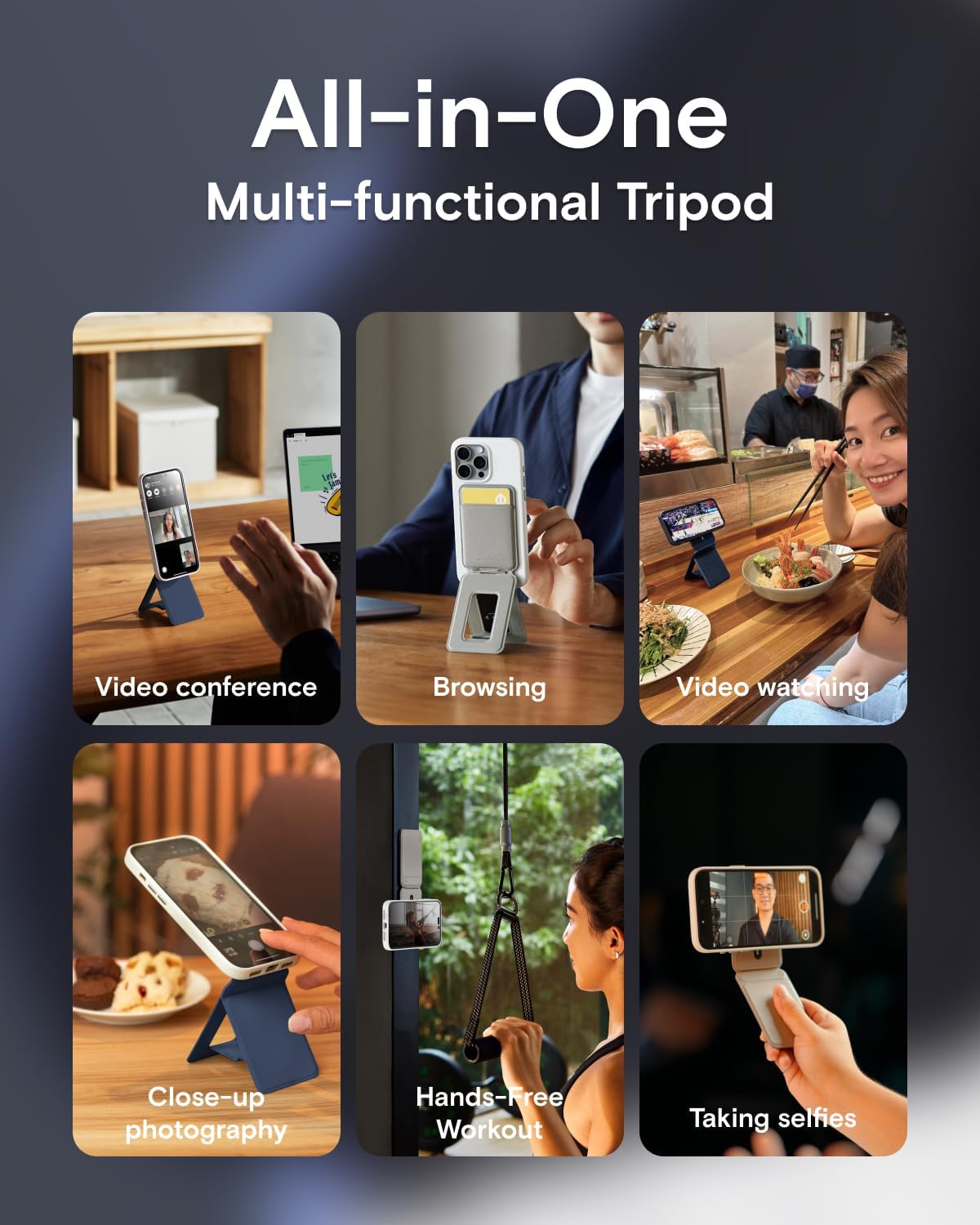 Thumbnail 4 de MOFT Phone Tripod Wallet for iPhone 8in