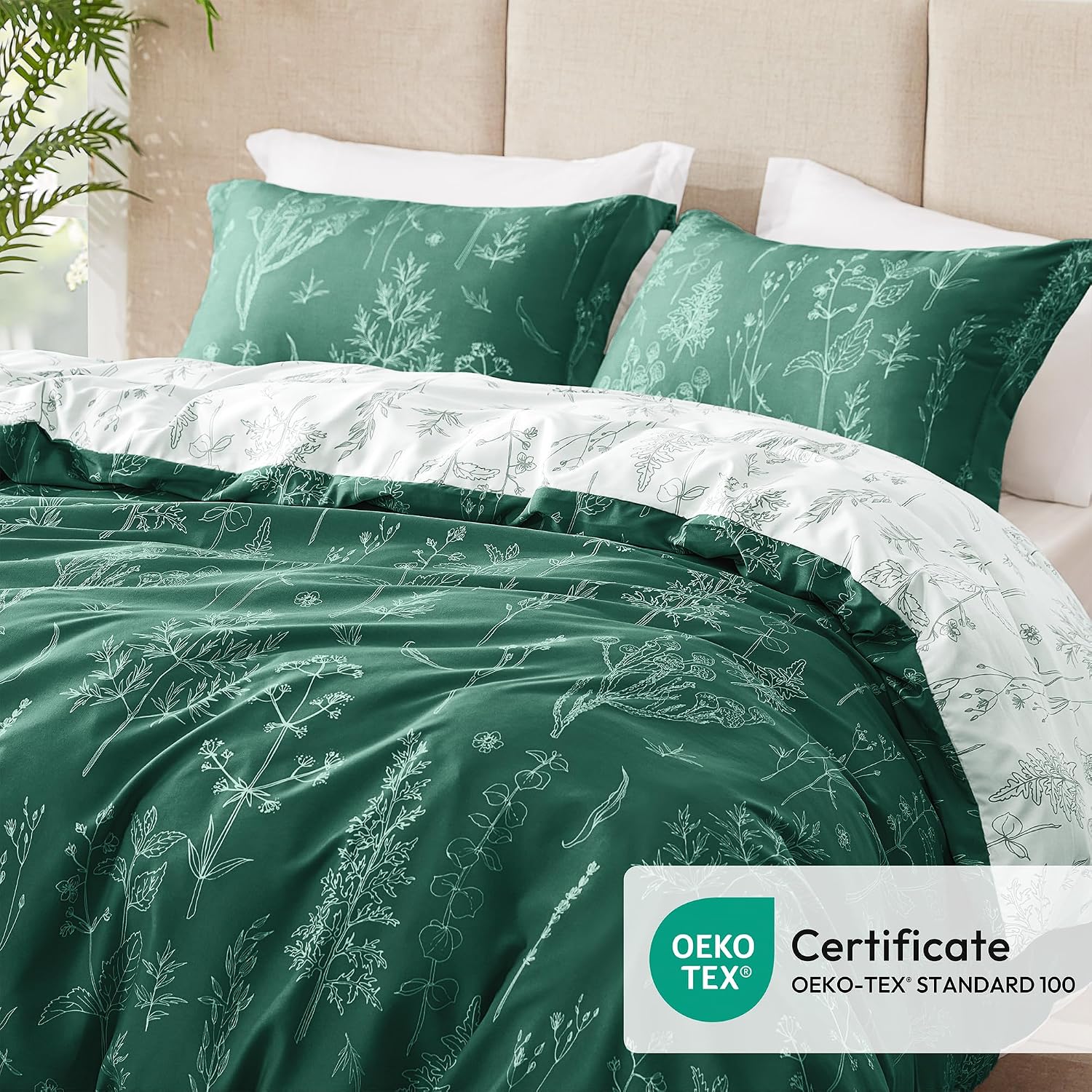Detalle de Love's cabin Floral Comforter Set Full