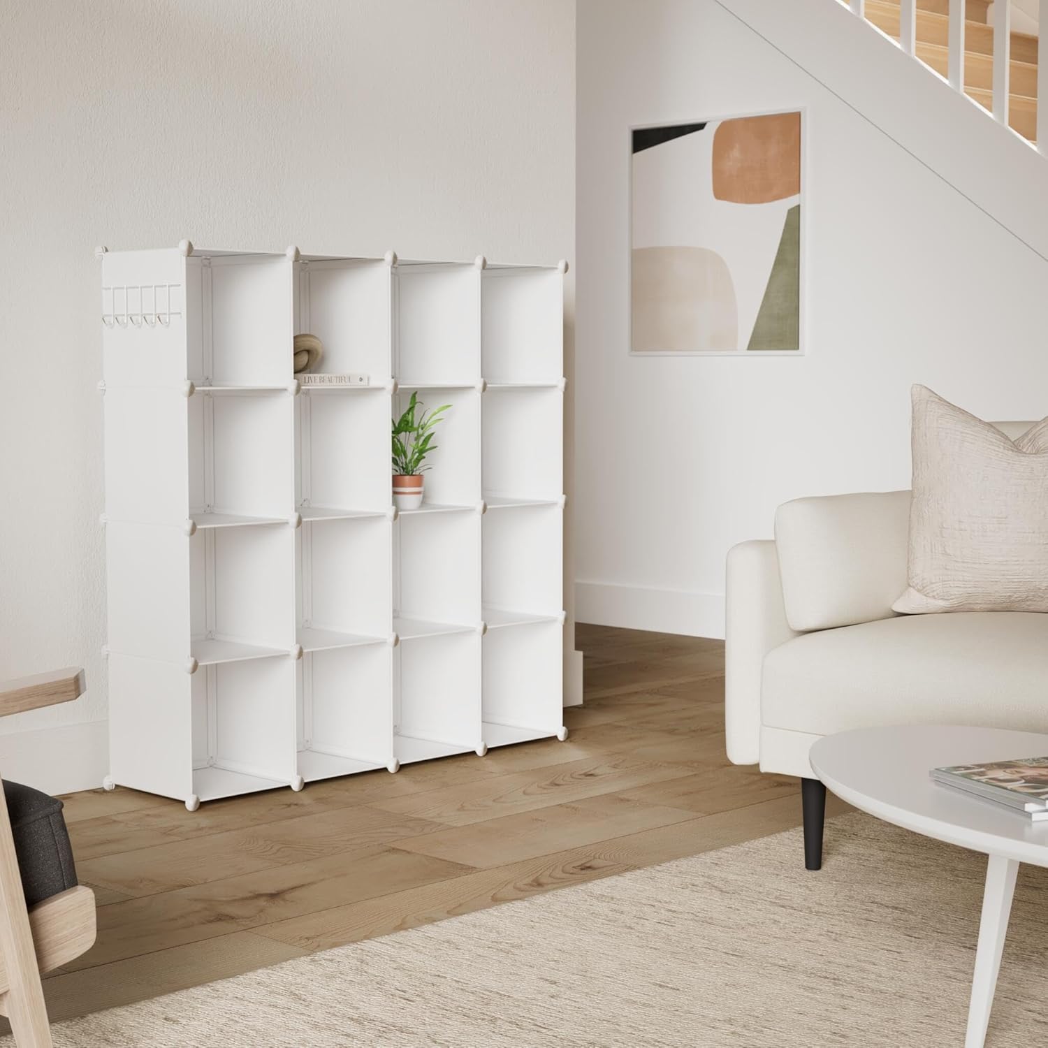 Thumbnail 1 de C&AHOME Cube Storage Organizer 16 cubes