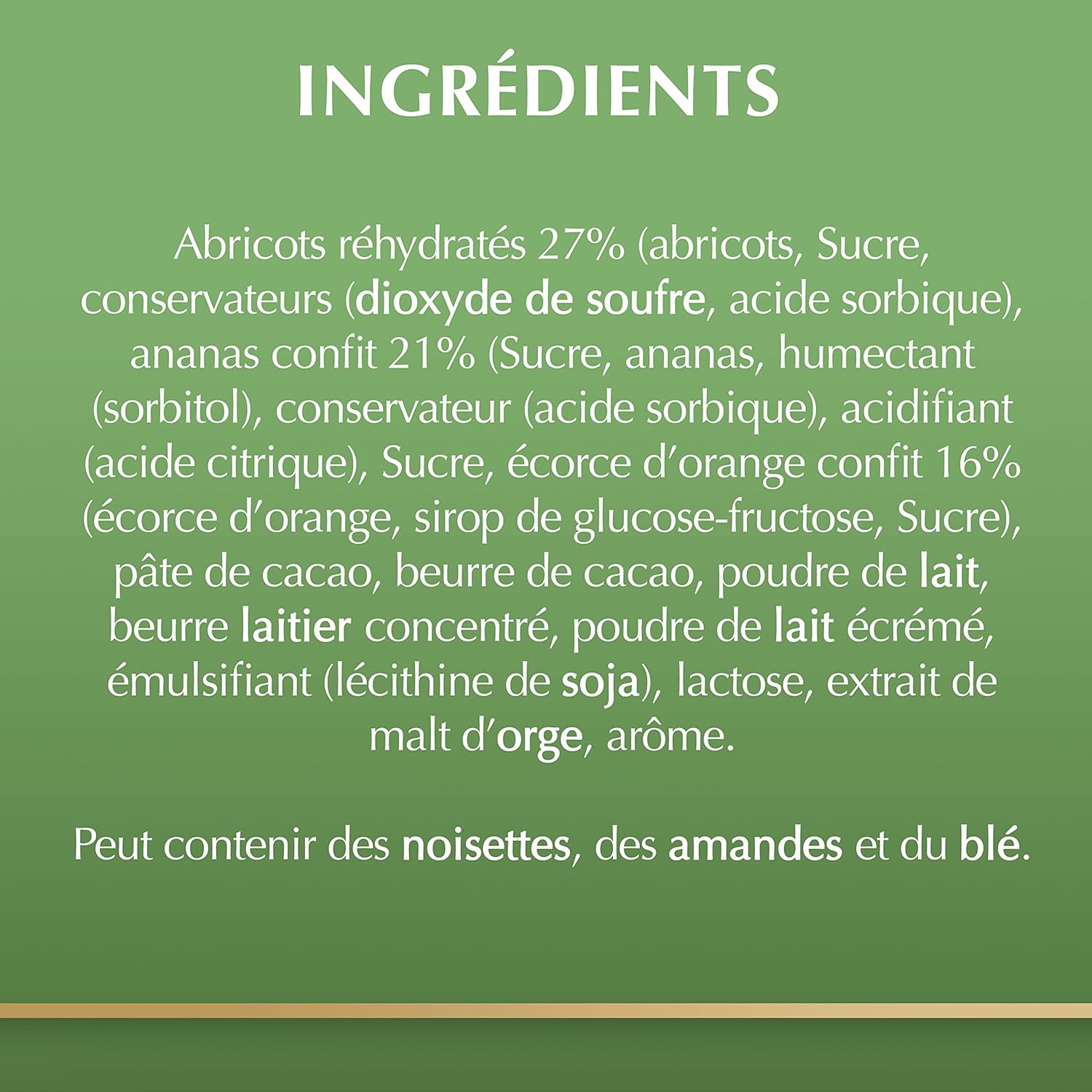 Thumbnail 2 de Lindt Choco Fruits Abricot Orange Ananas 180g 🍫