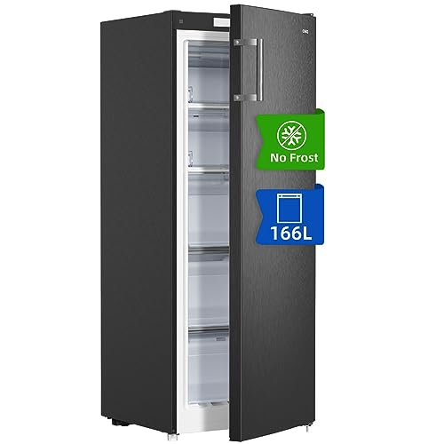Detalle de CHiQ Congelador Vertical No Frost 166L FSD166NE4E – Puertas reversibles, Control electrónico y Silencioso