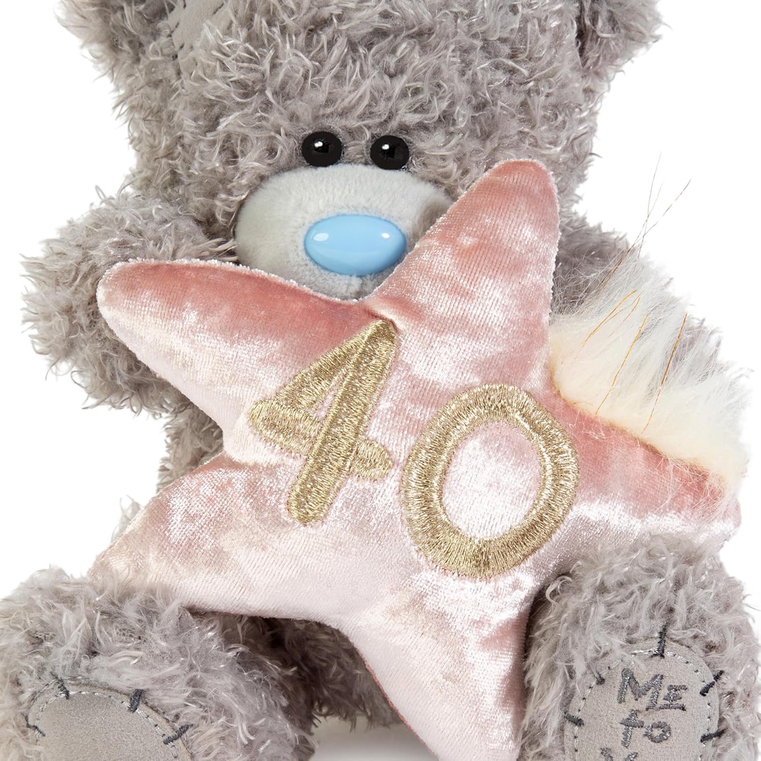 Thumbnail 5 de Me to You Tatty Teddy Plush Grey 15cm 40th Birthday Bear on Luxury Gift Plinth (Official Collection)