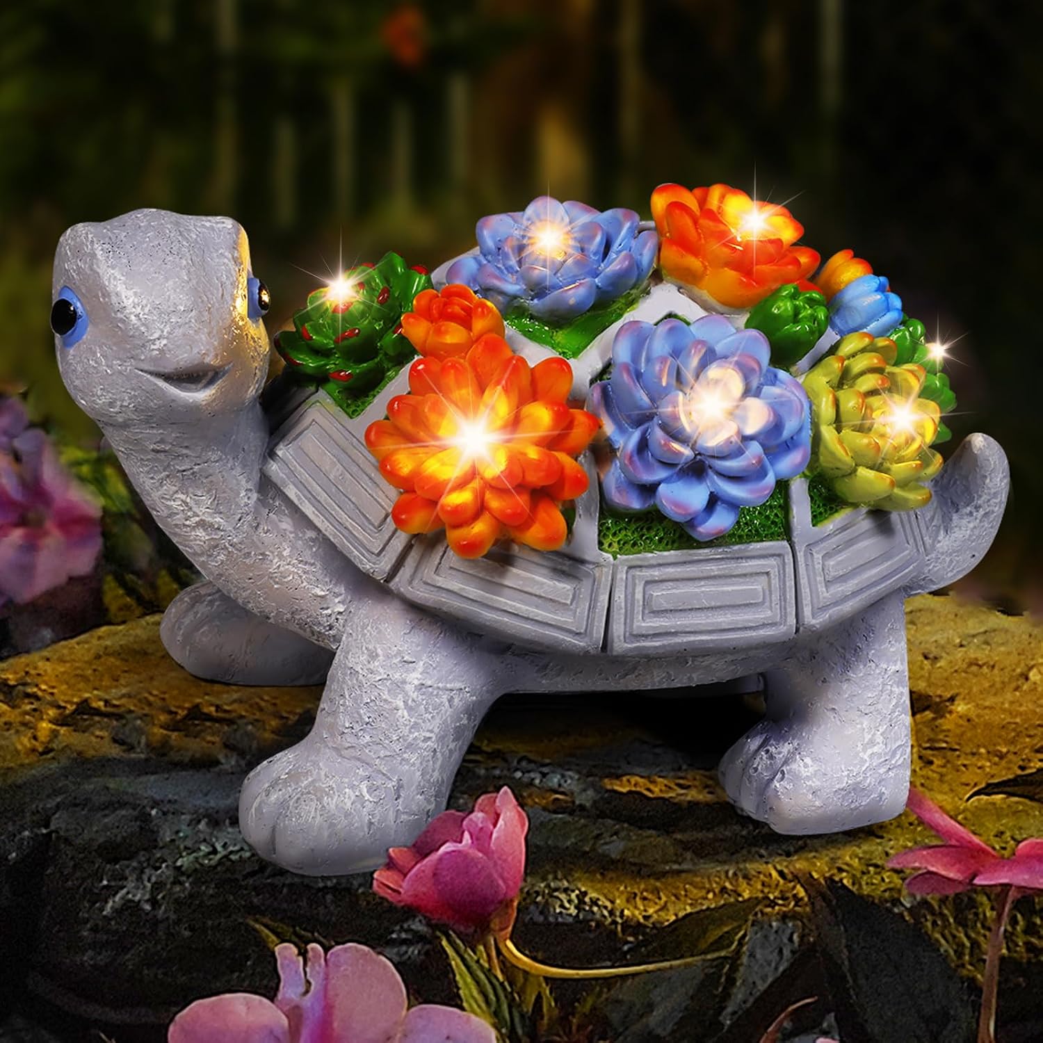 Detalle de Eletorot Solar Turtle Garden Ornament 600mAh