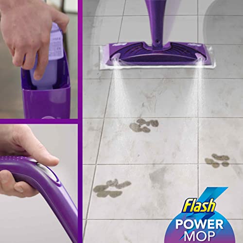 Detalle 2 de Flash Power Spray Mop Floor Cleaner Liquid Lavender 4x1.25L