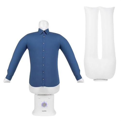 Detalle de Klarstein ShirtButler Deluxe: 2-in-1 Trocken- und Bügelgerät für T-Shirts, Hemden und Hosen