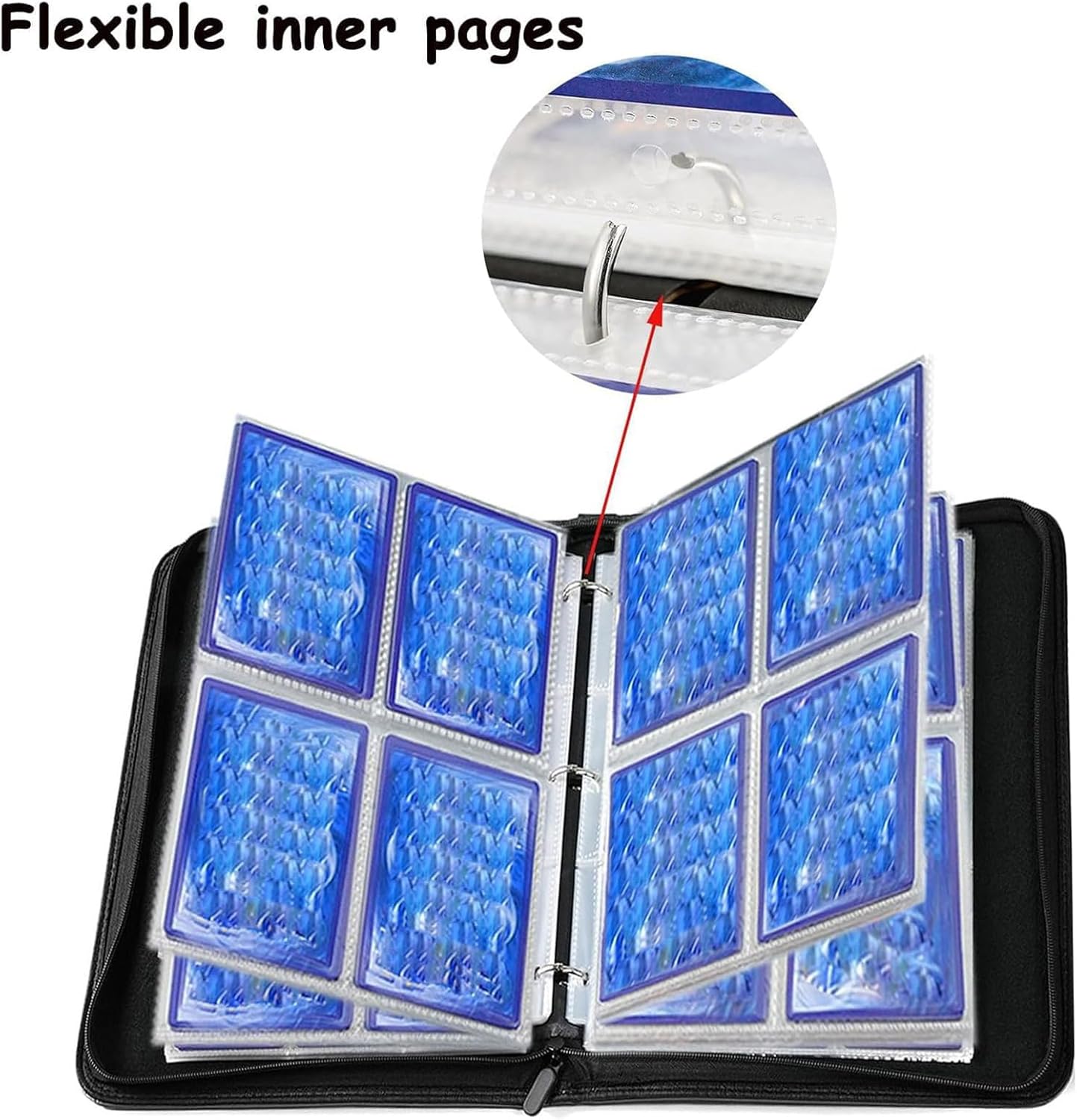 Thumbnail 1 de Card Binder 400 Pockets Extra Large Trading Card Album 📚