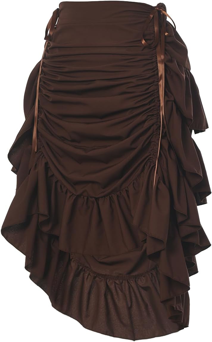 Detalle 2 de GRACEART Women's Victorian Steampunk Skirt Pirate Costume Burlesque