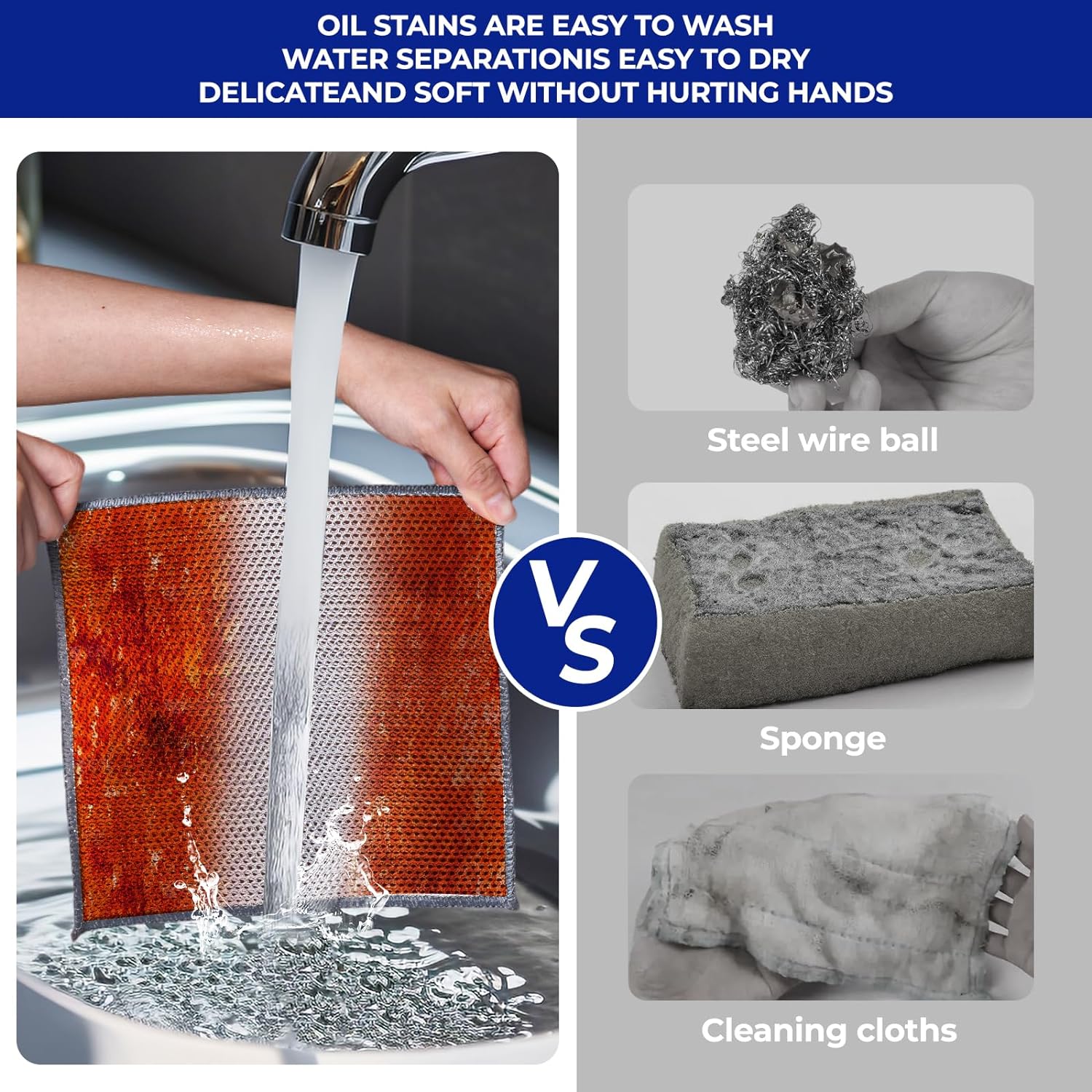 Thumbnail 4 de Wangjinpeng 3-Layer Steel Dishcloths