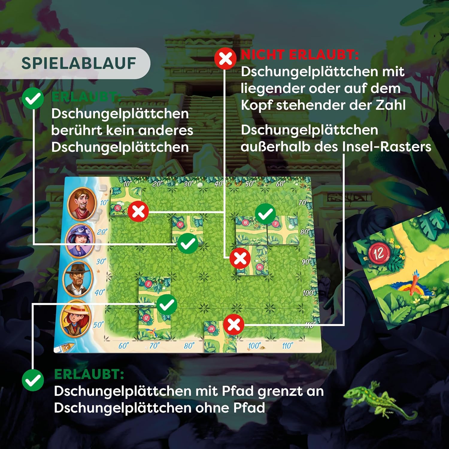 Thumbnail 5 de HABA Karuba Abenteuer-Brettspiel 2–4 Spieler