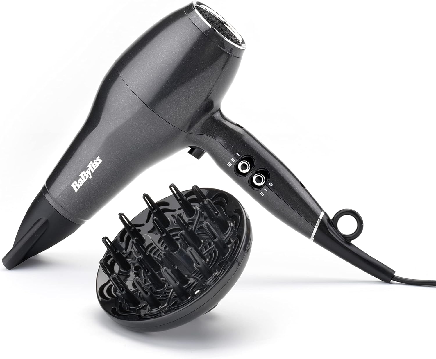 Thumbnail 6 de BaByliss Platinum Diamond 6490DU Hair Dryer & Diffuser (2300W) with Ionic Frizz-Control