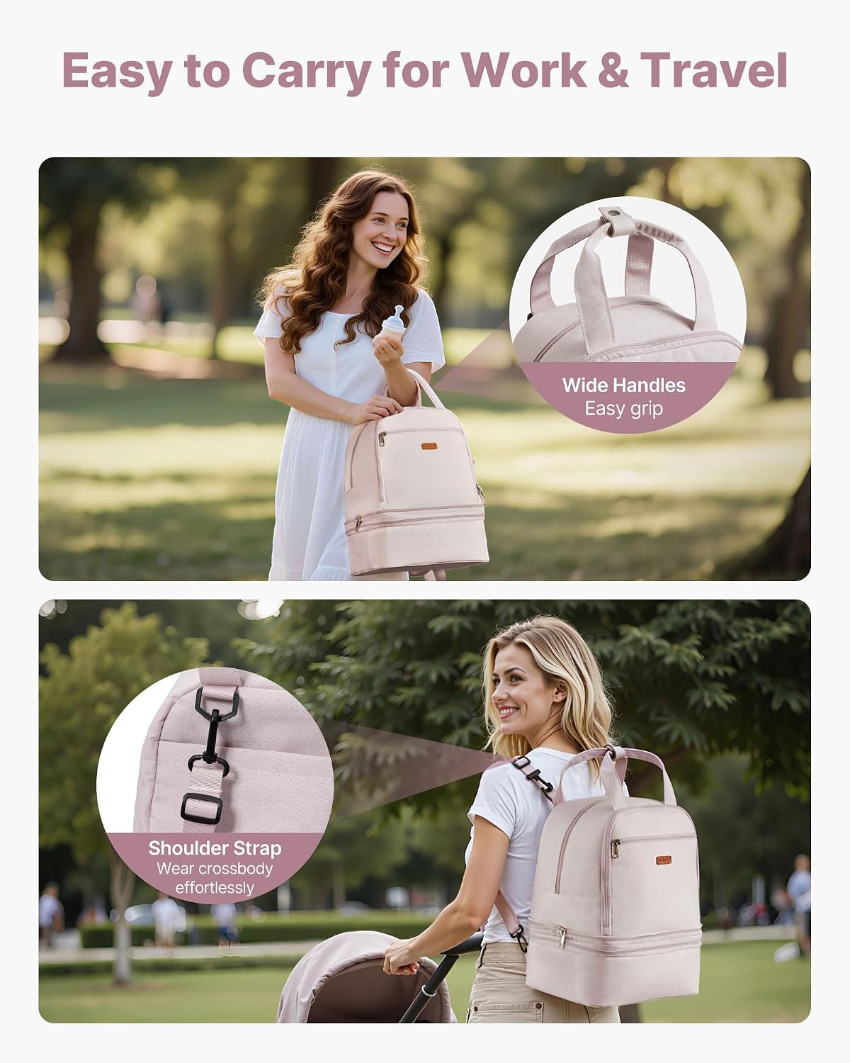 Detalle de VEVOR Breast Pump Backpack