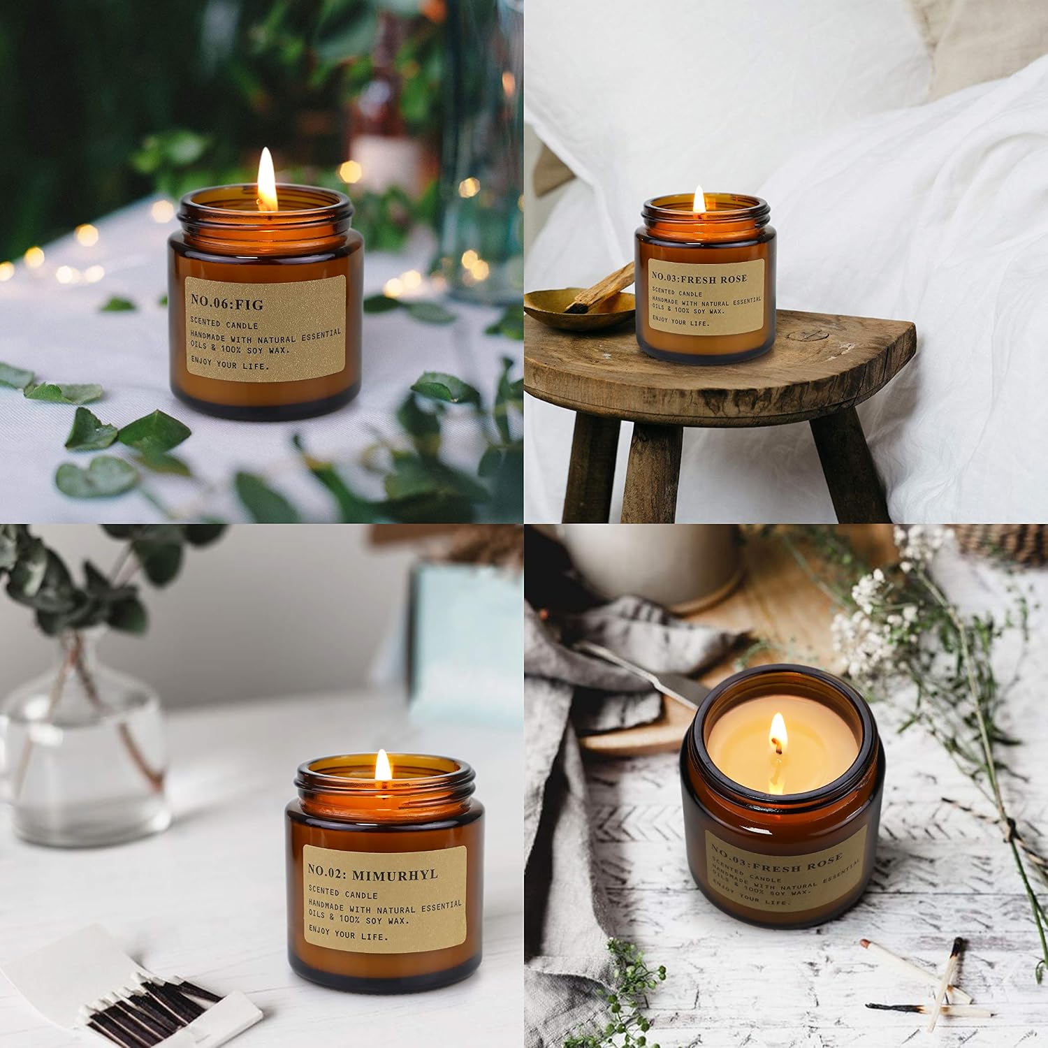 Thumbnail 4 de Scented candles gift set 6 pack 3.5 oz