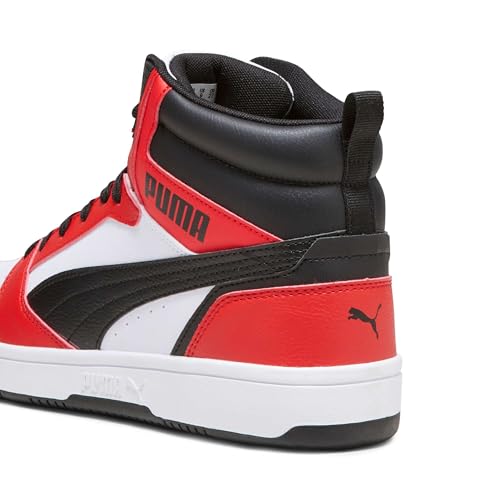 Detalle de PUMA Rebound V6: Sneaker unisex, bianco/nero/rosso per tutte le stagioni