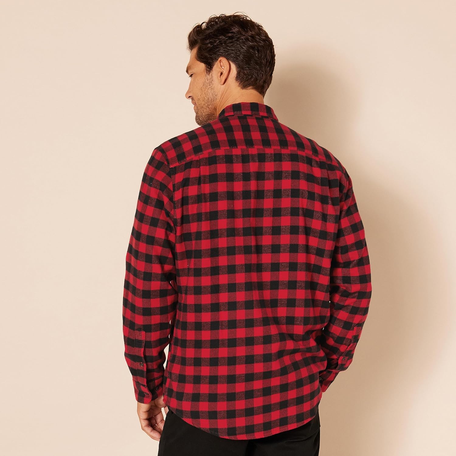 Thumbnail 1 de Amazon Essentials men’s long-sleeved flannel shirt (regular fit) in discontinued colours