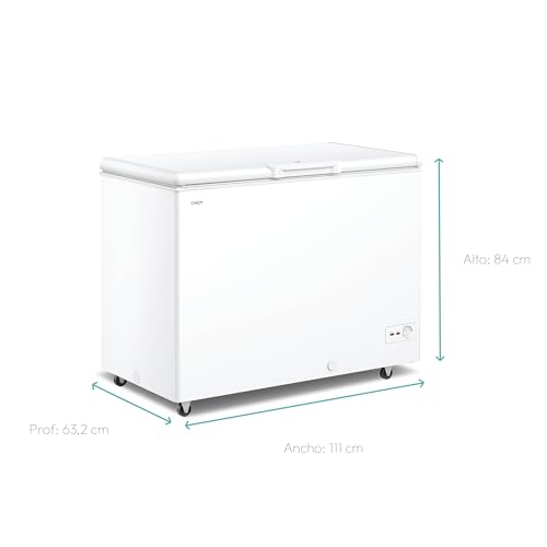 Detalle de Candy CCHH 3012E: Congelador arcón horizontal 300 L con bomba de inverter y cerradura