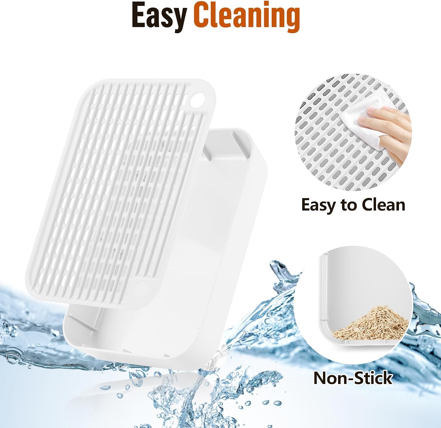 Detalle de Bartuke Cat Litter Box Ramp Mat with Filter Function