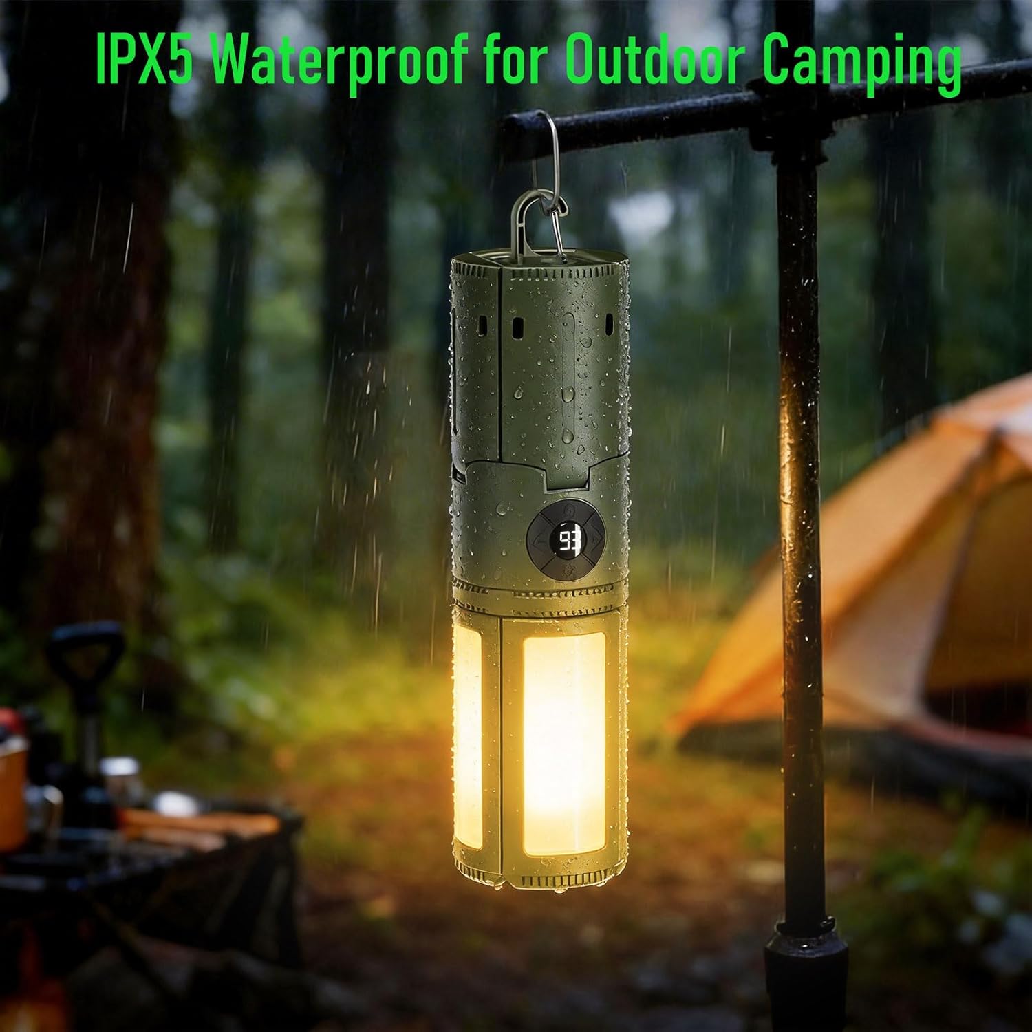 Thumbnail 5 de UBeesize Telescopic Camping Lights with Stand (14000mAh) — Rechargeable Lantern for Outdoor & Emergency Use