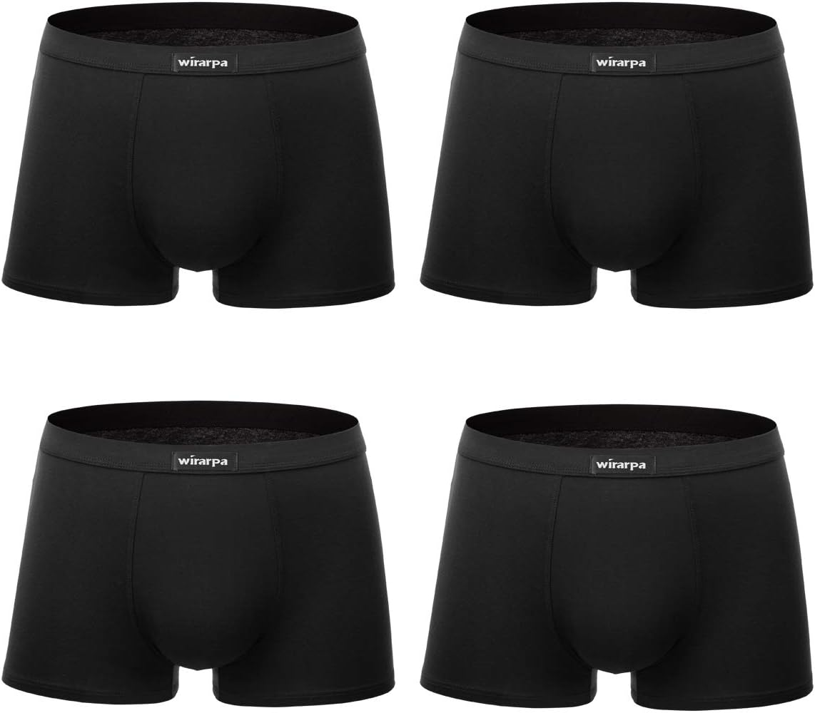Detalle de wirarpa Men's Breathable Modal Microfiber Trunks multipack