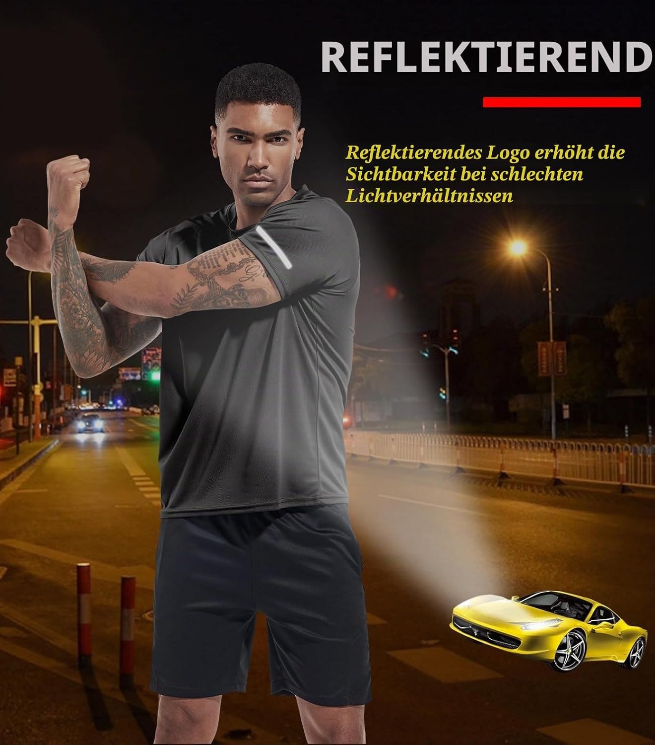 Detalle 2 de Boyzn Funktionsshirt für Herren – Sport Tshirt im 1/3/5/7er Pack, schnelltrocknend & atmungsaktiv