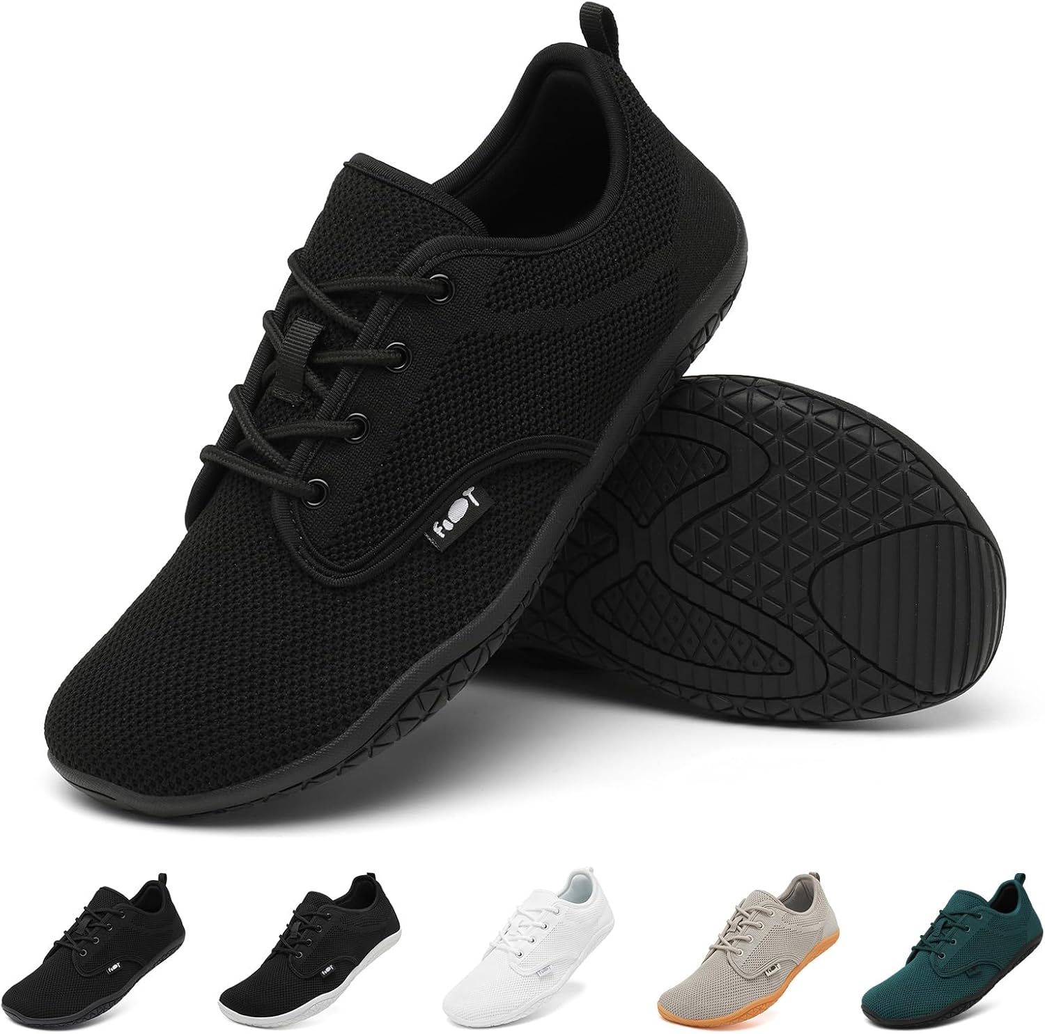 Detalle de Geweo Unisex Barfußschuhe Sommer – Zero-Drop, breite Zehenbox, atmungsaktiv