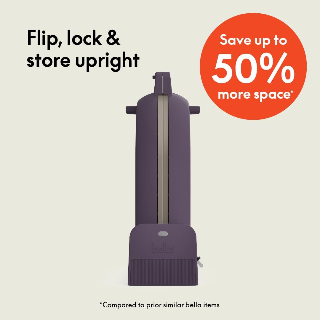 Detalle 2 de bella Flip-n-Store Waffle Maker (EverGood™ Ceramic Nonstick), 7-inch Plum