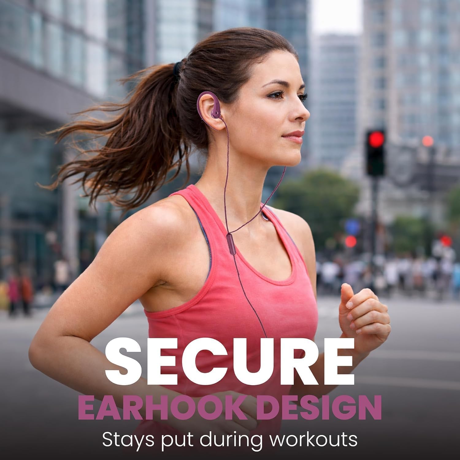 Detalle de Philips USB-C Wired Earbuds with Microphone & Volume Control — Secure Fit, Deep Bass, USB-C Plug-and-Play