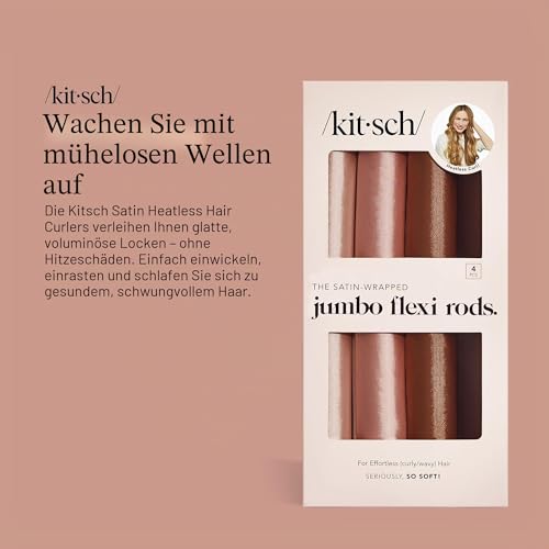 Thumbnail 1 de Kitsch Jumbo Flexi Locken ohne Hitze Rosewood – 4 Stück
