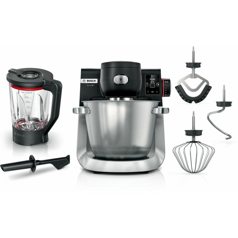 Detalle de Bosch Serie 6 MUMS6ZS17: robot de cocina 5,5 L, 1600 W, negro acero inoxidable